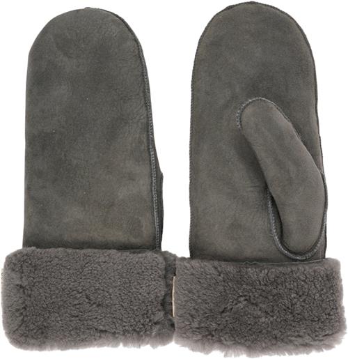 Lovelies Belukta Mittens - Sheep Suede W/ Curly Shearling Around TH M - Vanter hos Magasin