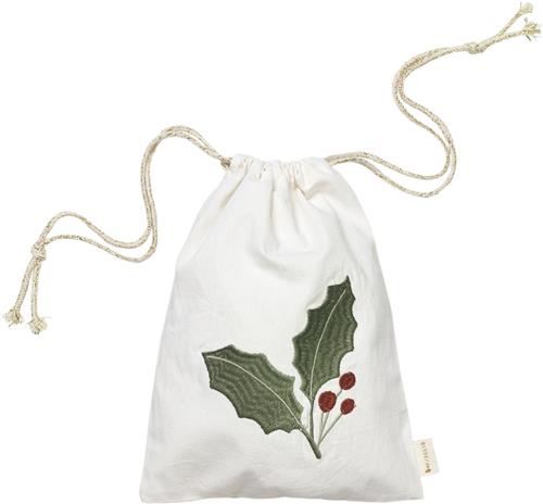 Se Fabelab Gift Bag Holly Embroidery - Birch One Size - Tasker hos Magasin ved Magasin