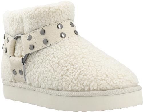 Bianco Varm Flatform Ankle Boot #SU Kvinde Warm White Støvler Str 40 - hos Magasin