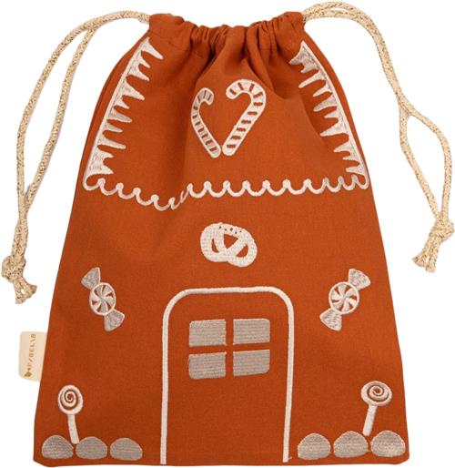 Se Fabelab Gift Bag Gingerbread House Onesize - Tasker hos Magasin ved Magasin