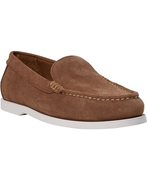 Polo Ralph Lauren Suedemerton Vnetn-cs-lfr Mand Teak Loafers Str 41 - hos Magasin