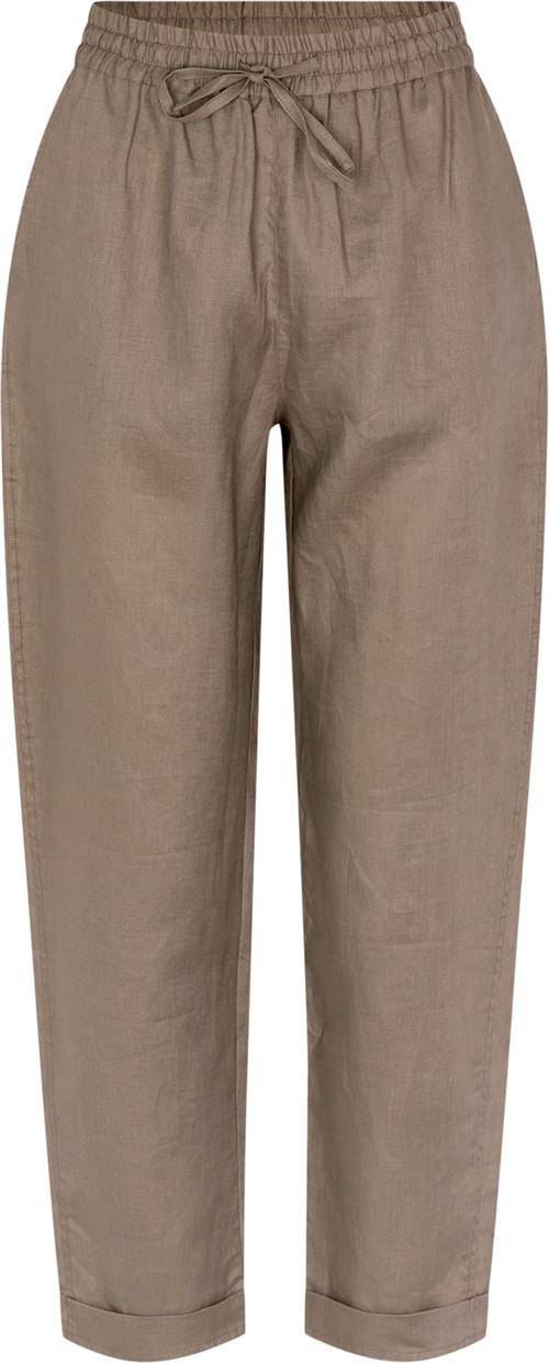 Se Rosemunde Linen Trousers Kvinde Koala Bukser Med Lige Ben Str 42 - hos Magasin ved Magasin