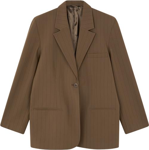 Mads Nørgaard - Copenhagen Recy Sportina Pin Nena Blazer Kvinde Brun Blazere Str 44 - hos Magasin