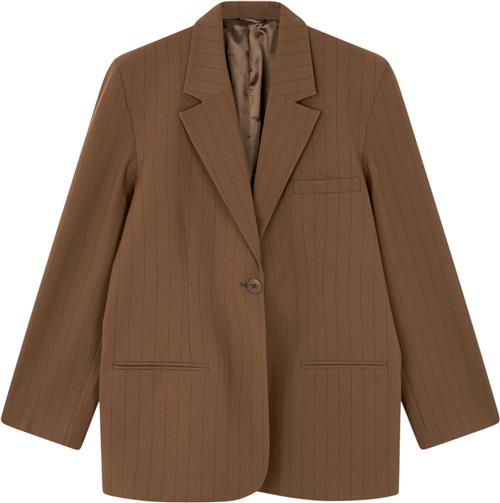 Mads Nørgaard - Copenhagen Recy Sportina Pin Nena Blazer Kvinde Brun Blazere Str 34 - hos Magasin