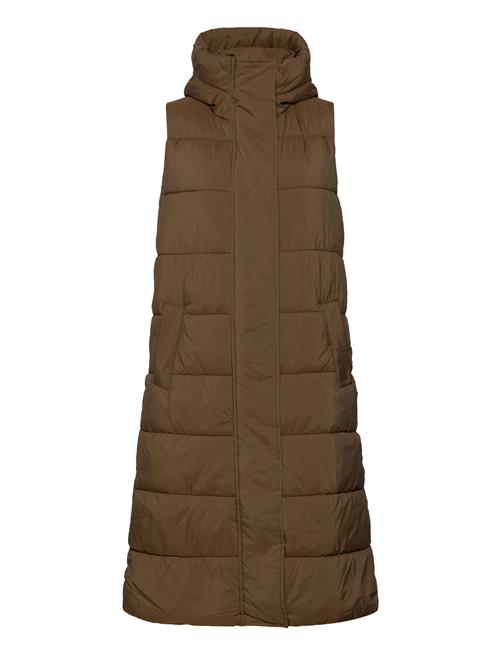 YAS Yaslira Padded Vest YAS Khaki