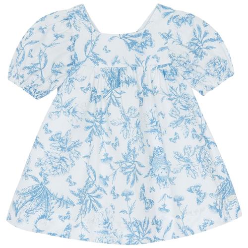 Se Tartine et Chocolat Casual kjole i Blueberry med blomsterprint | Blå | 1 years ved Babyshop