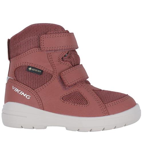 Se Viking Vinterstøvler - Tex - Fun Warm GTX 2V - Dark Pink ved KidsWorld