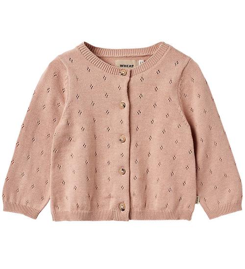 Se Wheat Cardigan - Strik - Maia - Moonlight Rose ved KidsWorld