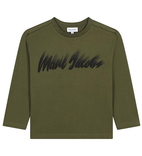 Se Little Marc Jacobs Bluse - Winter Moss m. Sort ved KidsWorld