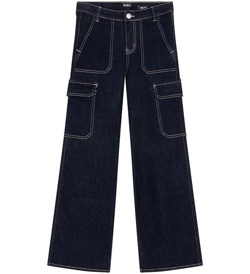 Indian Blue Jeans Jeans - Cargo - Wide Fit - Dark Denim