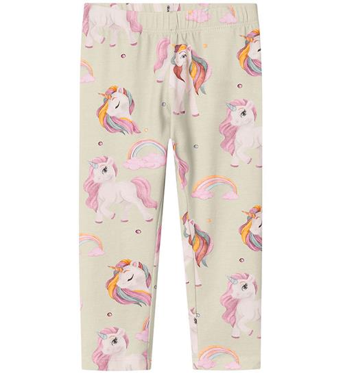 Name It Leggings - NmfHarli - Peyote Melange m. EnhjÃ¸rninge