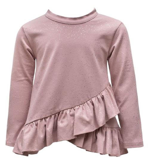 Se Little Wonders Bluse - Nana - Dusty Rose Glitter ved KidsWorld