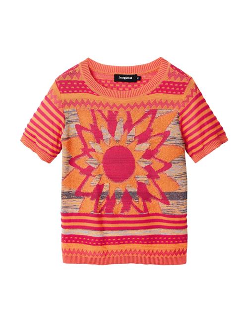 Se Desigual Pullover 'Lucca'  dueblå / orange / pink ved About You