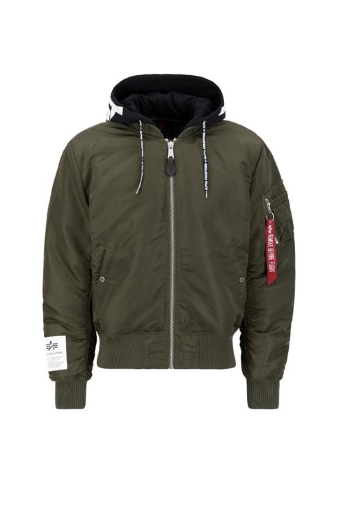 ALPHA INDUSTRIES Overgangsjakke  oliven / sort / hvid