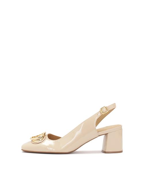 Kazar Slingpumps  beige / guld