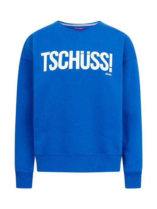 Se Derbe Sweatshirt 'Tschüss'  blå / hvid ved About You