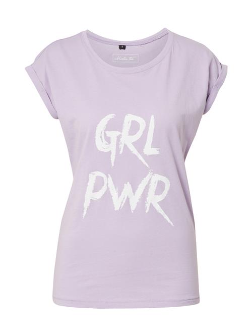 Se Merchcode Shirts 'Grl Pwr'  lilla / sort ved About You