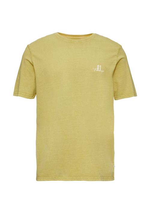 QS Bluser & t-shirts  lemon / hvid