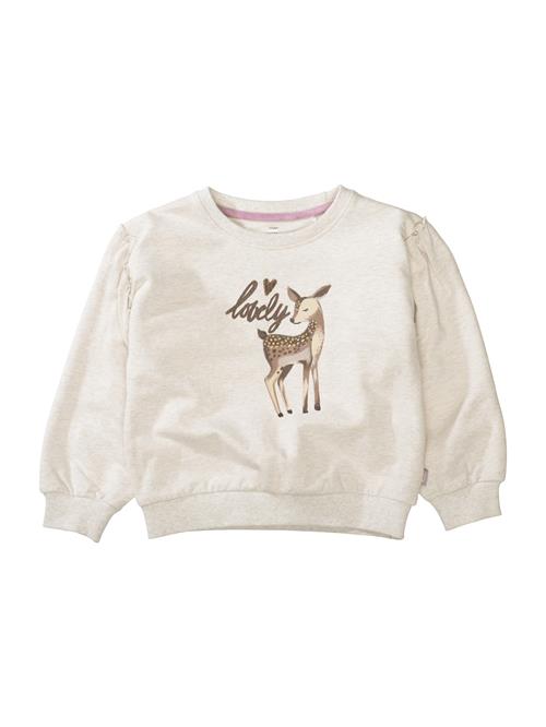 Se STACCATO Sweatshirt  beige-meleret / brokade / gylden gul / sort ved About You