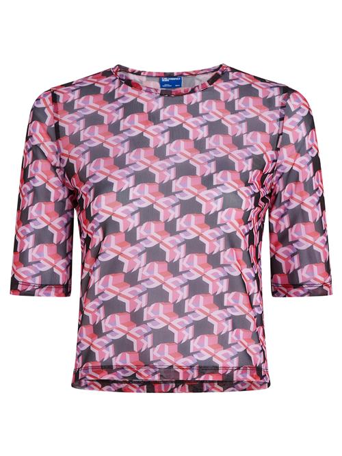 KARL LAGERFELD JEANS Shirts  pink / lyserød / sort