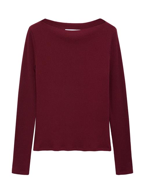 MANGO Pullover 'LILOBAR'  mørkerød