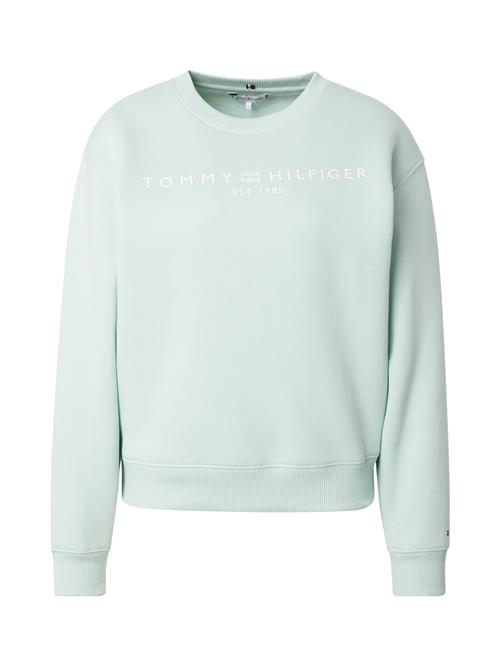 TOMMY HILFIGER Sweatshirt  mint / hvid