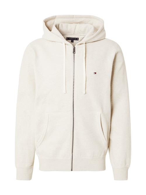 TOMMY HILFIGER Sweatjakke 'ESSENTIAL'  beige-meleret