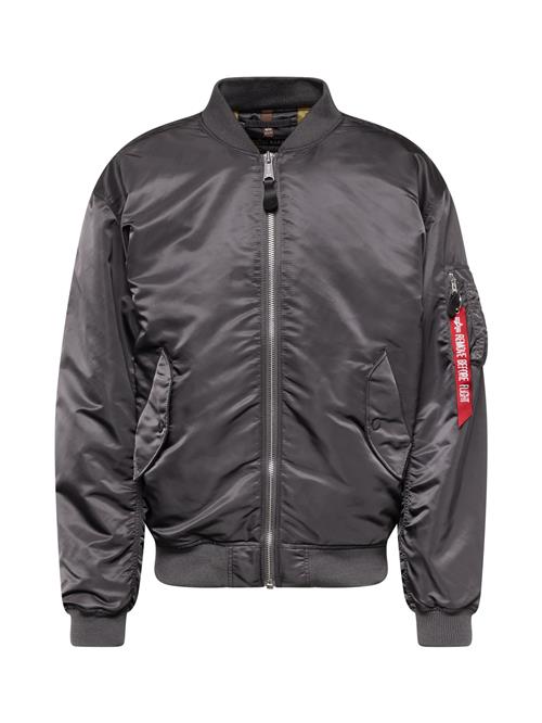 ALPHA INDUSTRIES Overgangsjakke  røggrå / rød / hvid