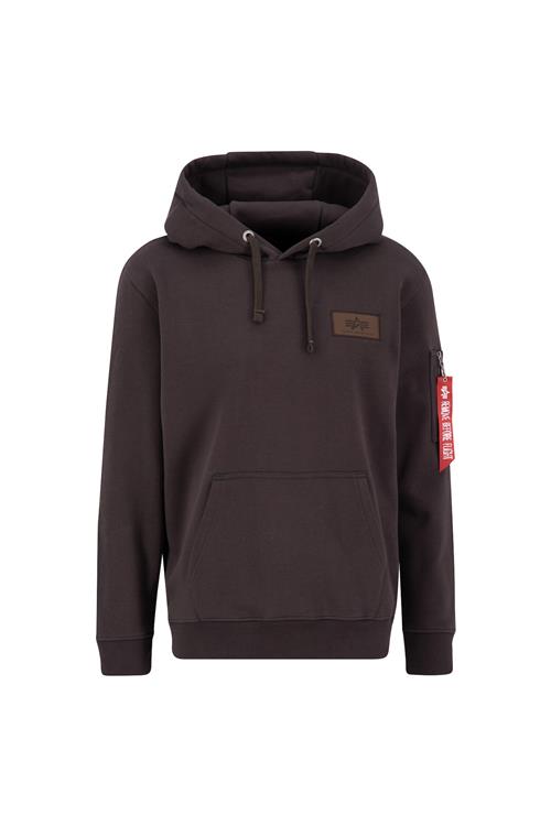 Se ALPHA INDUSTRIES Sweatshirt  choko / hvid ved About You