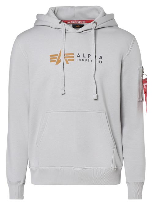 ALPHA INDUSTRIES Sweatshirt  lysebrun / lysegrå / mørkerød / sort