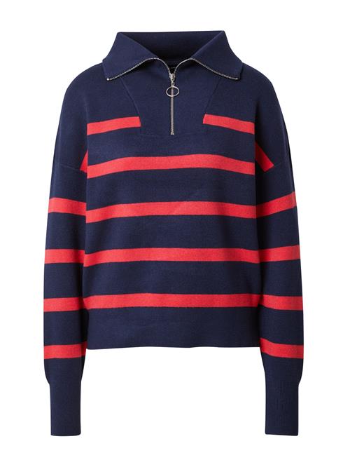 Se VERO MODA Pullover 'VMSaba'  navy / rød ved About You