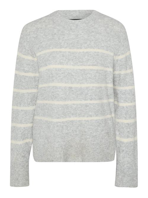 VERO MODA Pullover 'Flawless'  beige / grå-meleret