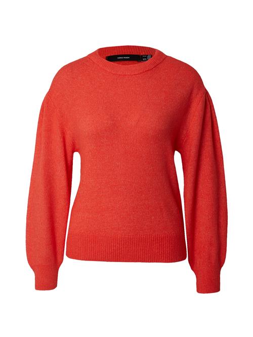 VERO MODA Pullover 'VMRILEY'  brandrød