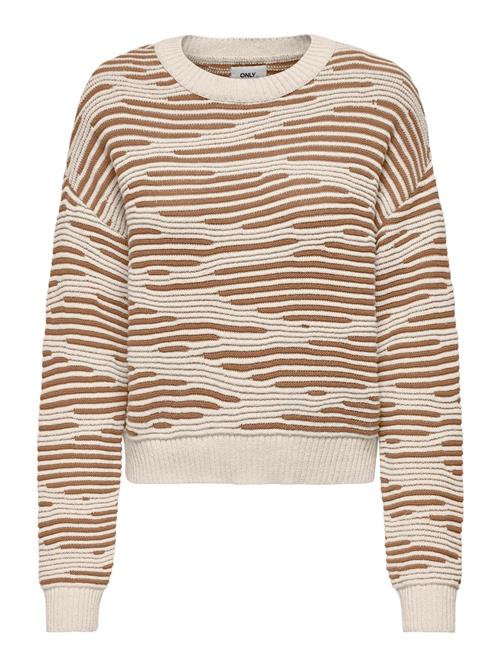 ONLY Pullover 'EMMA'  beige / brun