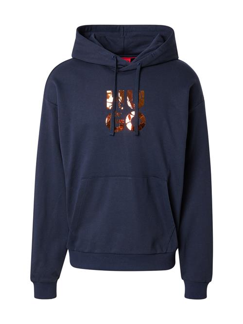 Se HUGO Sweatshirt 'Diridood'  mørkeblå / bronze ved About You