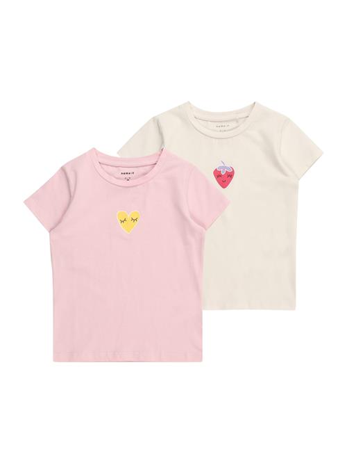 NAME IT Bluser & t-shirts  creme / gul / lys pink