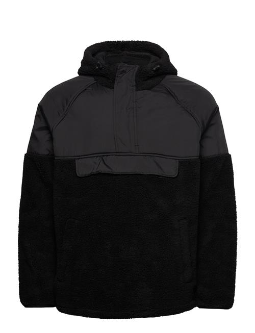 Knowledge Cotton Apparel Teddy Over D Anorak - Grs/Vegan Knowledge Cotton Apparel Black