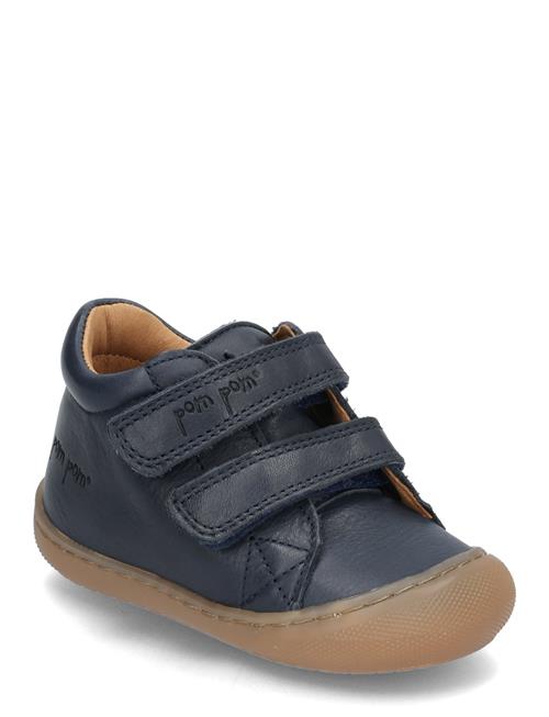 Pom Pom First Sport Velcro Shoe Pom Pom Navy