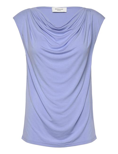 Se Rosemunde Viscose T-Shirt Rosemunde Blue ved Booztlet