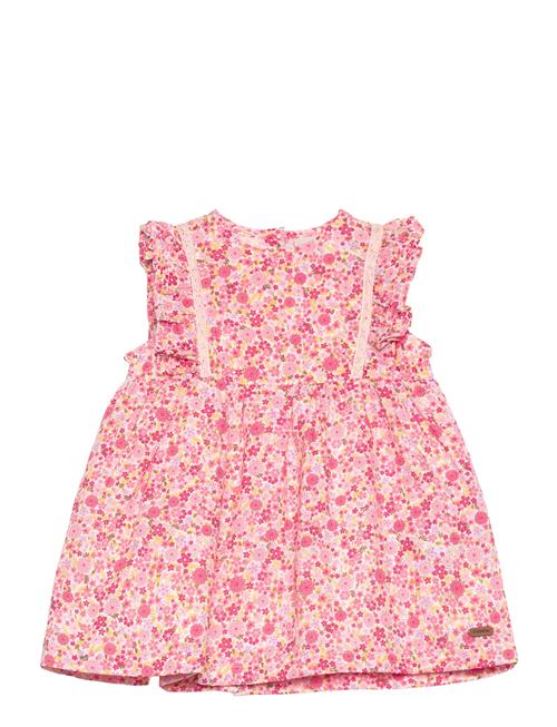 Minymo Dress Ns Aop W. Lining Minymo Pink