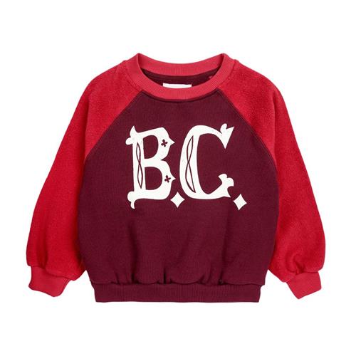 Bobo Choses B.C Vintage Raglan Sleeve Sweatshirt Burgundy Red | Rød | 4-5 years