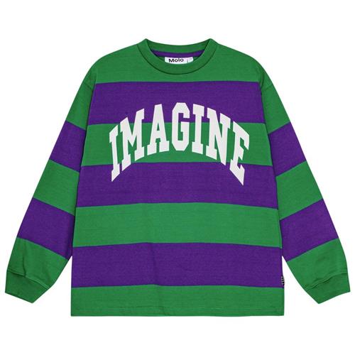 Se Molo GOTS Ron Langærmet T-shirt Nightshade Pine | Grønn | 122 cm ved Babyshop