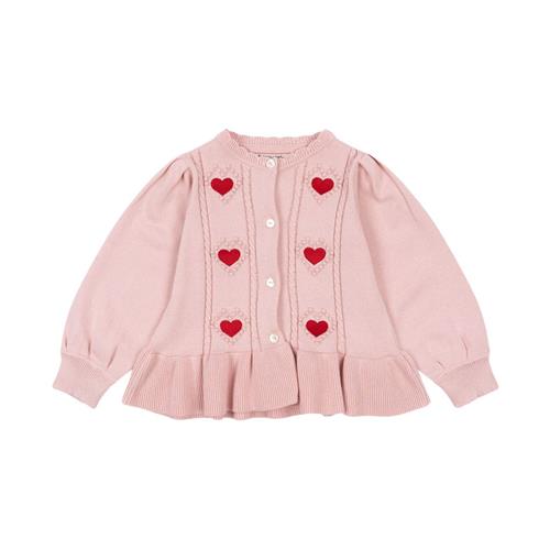 Se Konges Sløjd SOLEIL KNIT CARDIGAN GOTS | Lyserød | 2 years ved Babyshop