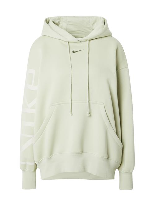 Se Nike Sportswear Sweatshirt 'Phoenix Fleece'  pastelgrøn / hvid ved About You