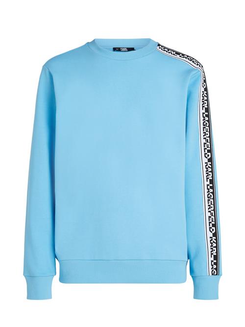 Se Karl Lagerfeld Sweatshirt  azur / sort / hvid ved About You