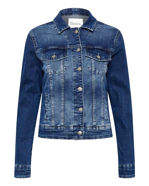 My Essential Wardrobe Overgangsjakke  blue denim