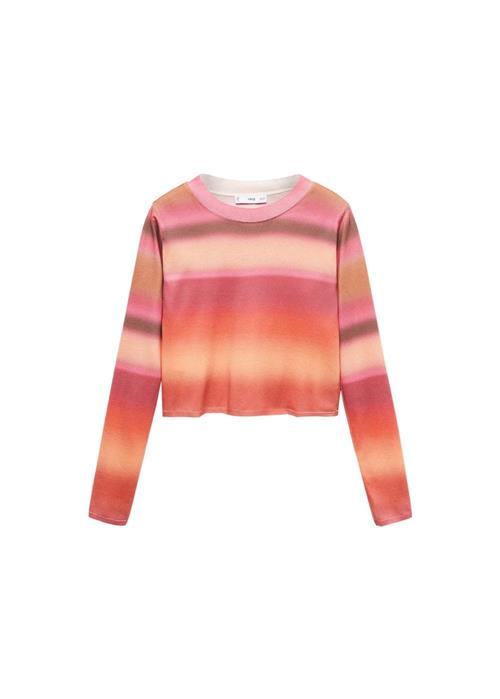 Se MANGO Pullover 'tyedye'  brun / orange / pink / rød ved About You