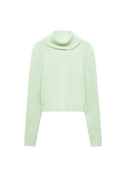 Se MANGO Pullover 'Pomme'  pastelgrøn ved About You