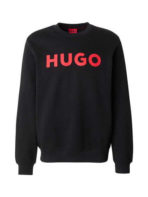 Se HUGO Sweatshirt 'Dem'  rød / sort ved About You