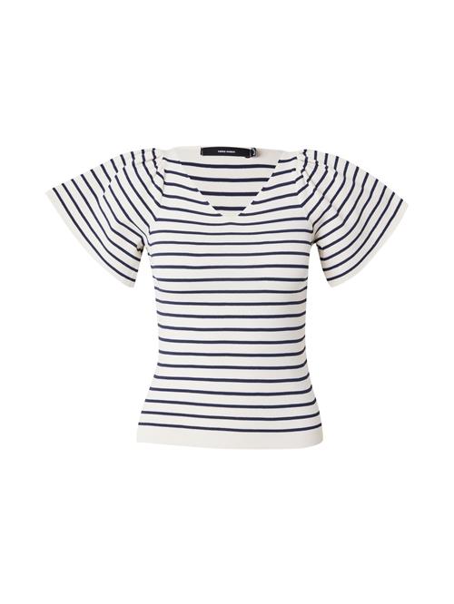 VERO MODA Pullover 'GINNY'  marin / naturhvid